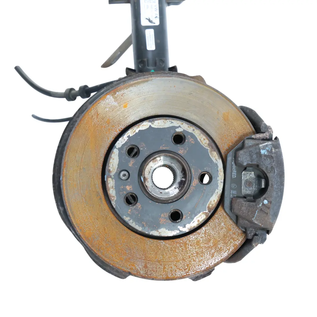 VW Polo 6c 1.2 Front Suspension Leg Shock Absorber Brake Disc Caliper Right O/S - SKU 6Q0407256AC-4 - Part number 6Q0407256AC