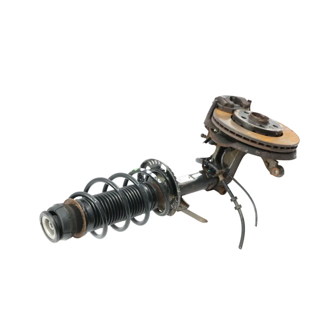 VW Polo 6c 1.2 Front Suspension Leg Shock Absorber Brake Disc Caliper Right O/S - SKU 6Q0407256AC-4 - Part number 6Q0407256AC