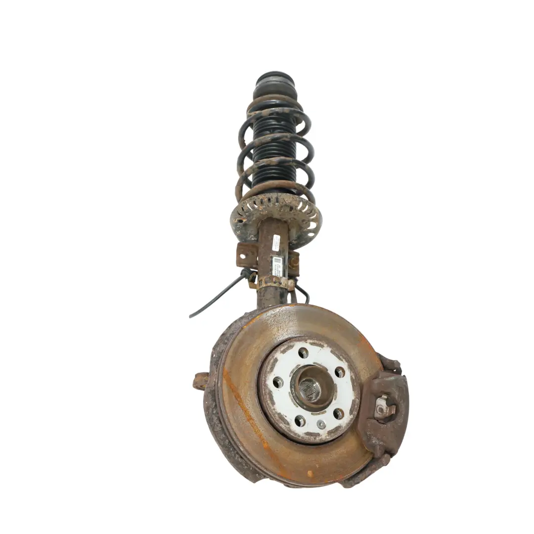Skoda Fabia Mk2 5J 1.2 Front Suspension Leg Shock Absorber Brake Disc Left N/S - SKU 6Q0413031BJ-1 - Part number 6Q0413031BJ