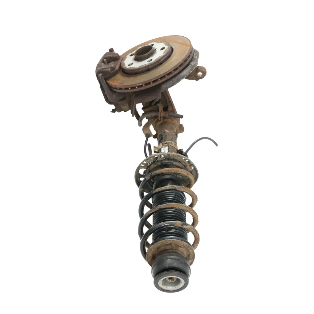 Skoda Fabia Mk2 5J 1.2 Jambe Suspension Amortisseur Disque Frein Avant Gauche - SKU 6Q0413031BJ-1 - Numéro de pièce 6Q0413031BJ