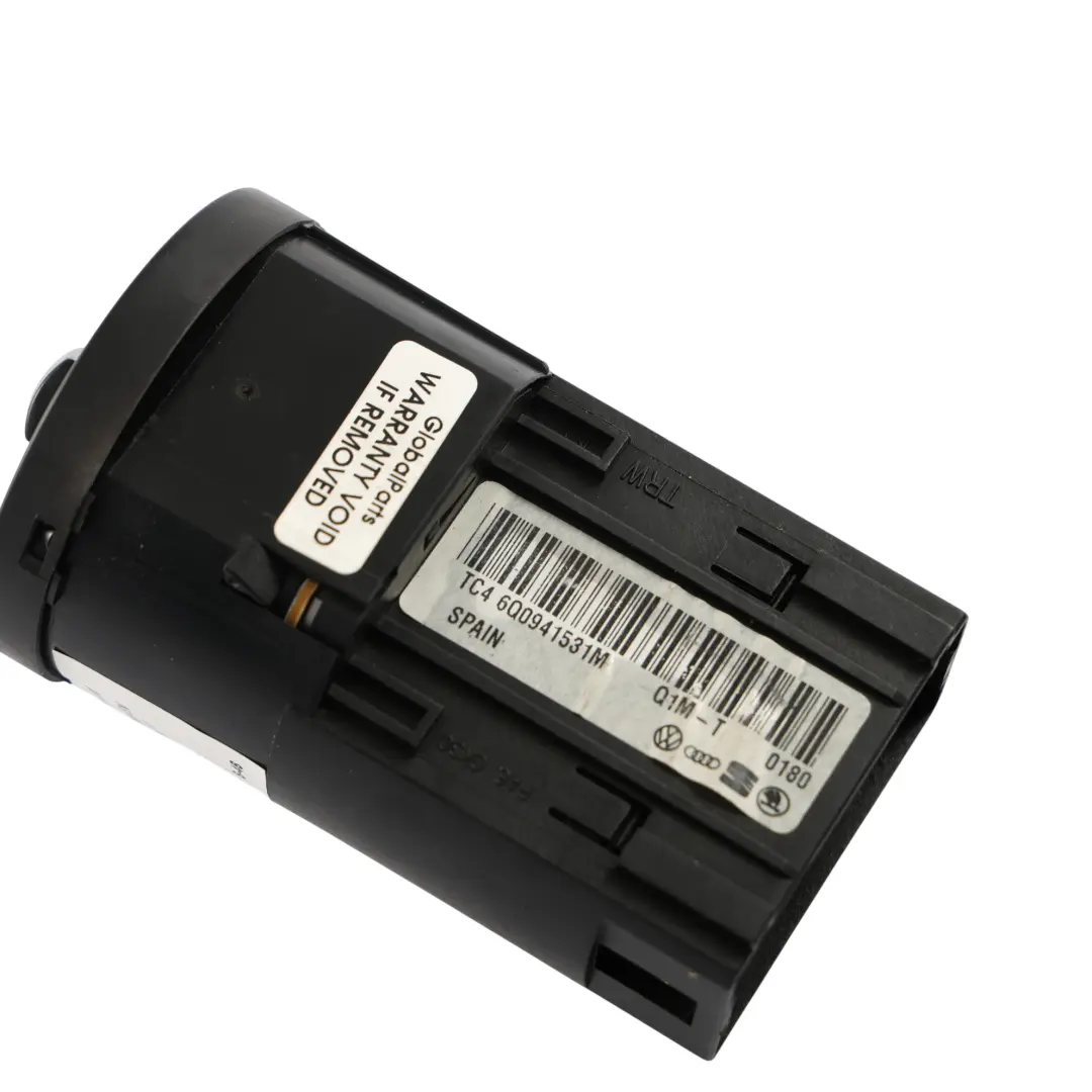 Volkswagen Transporter T5 Headlight Fog Light Lamp Switch Button Unit - SKU 6Q0941531M - Part number 6Q0941531M