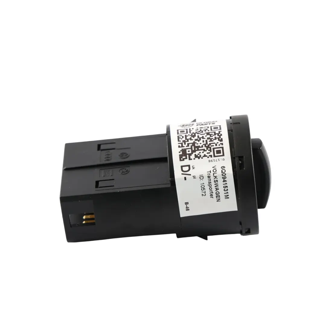 Faro delantero Luz antiniebla Interruptor para Volkswagen Transporter T5 con número de pieza 6Q0941531M Volkswagen Transporter T5 Faro delantero Luz antiniebla Interruptor - SKU 6Q0941531M - Número de pieza 6Q0941531M