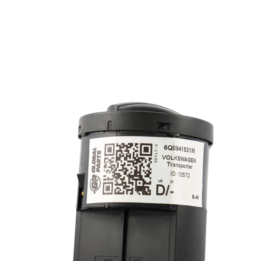 Volkswagen Transporter T5 Faro delantero Luz antiniebla Interruptor - SKU 6Q0941531M - Número de pieza 6Q0941531M
