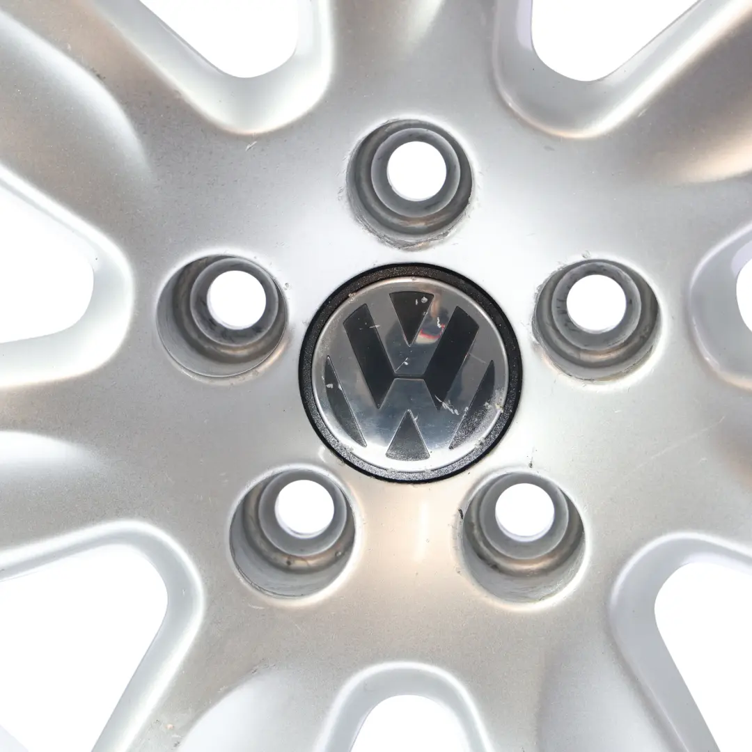 Volkswagen Polo Mk5 Llanta Aleación Plateada 15" 6J ET:40 - SKU 6R0601025D-SL1 - Número de pieza 6R0601025D