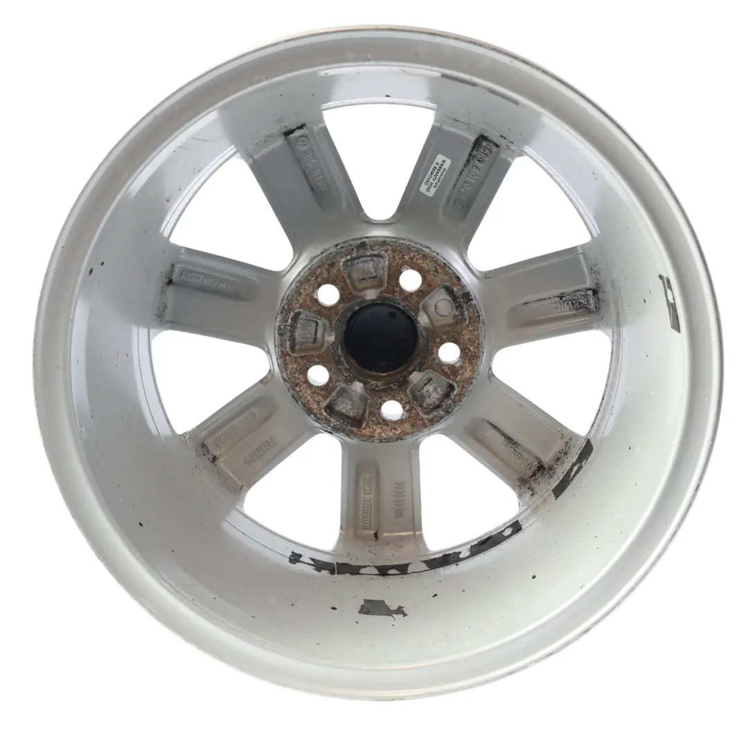 Volkswagen Polo Mk5 Alloy Wheel Rim Silver 15" 6J ET:40 - SKU 6R0601025D-SL1 - Part number 6R0601025D