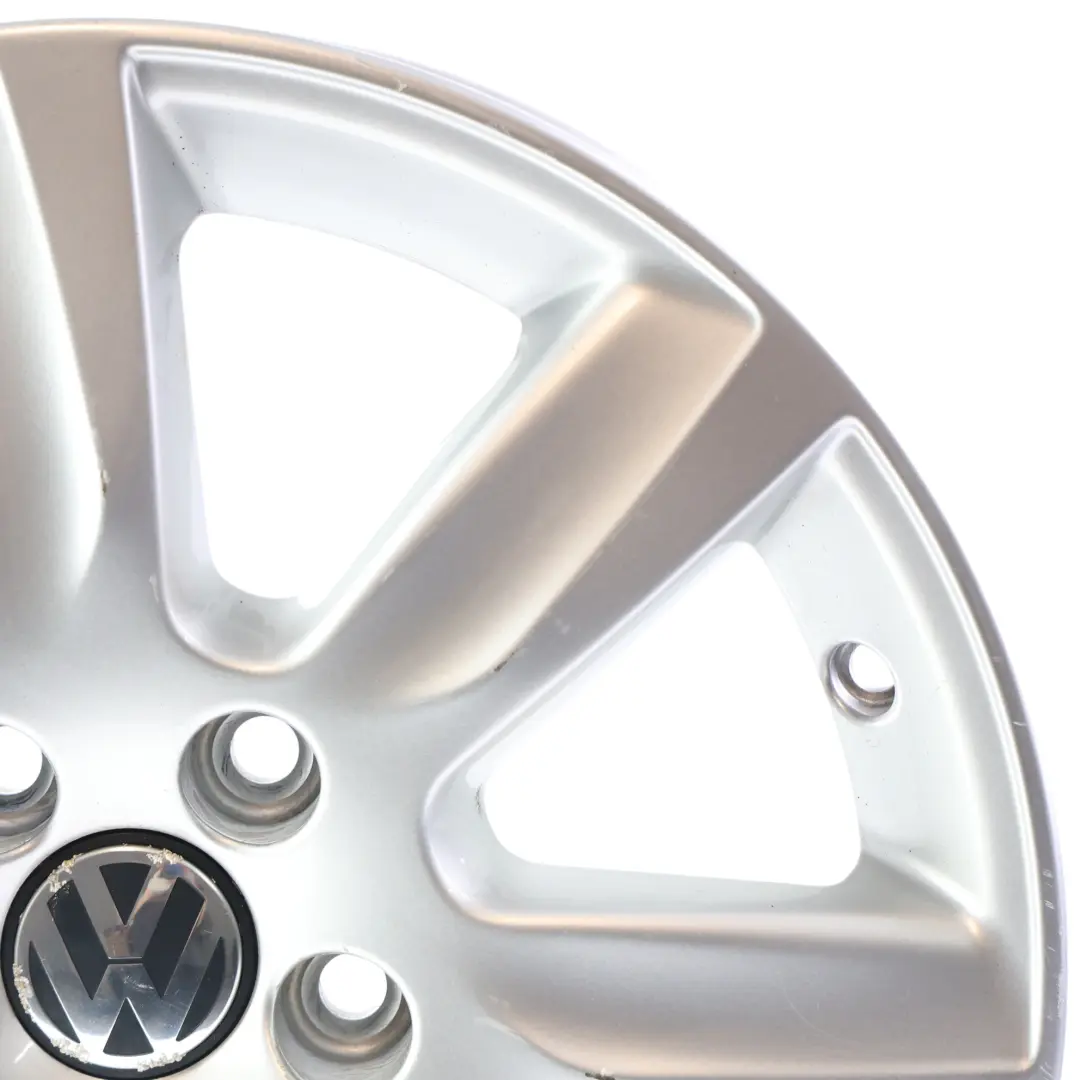 VW Volkswagen Polo 6R Mk5 Llanta de aleación plateada 15" ET:40 6J - SKU 6R0601025L-1 - Número de pieza 6R0601025L