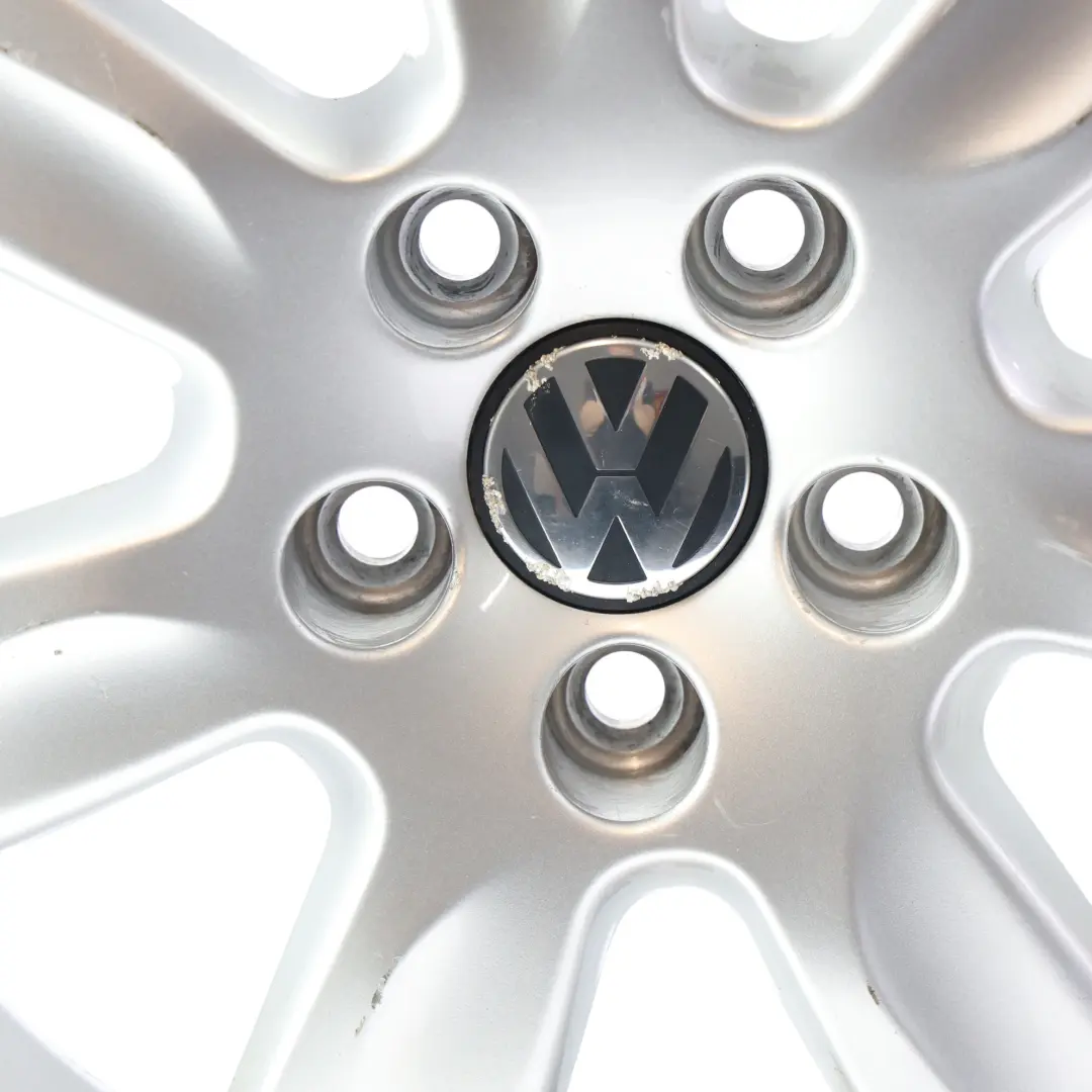 VW Volkswagen Polo 6R Mk5 Silver Wheel Alloy Rim 15" ET:40 6J - SKU 6R0601025L-1 - Part number 6R0601025L