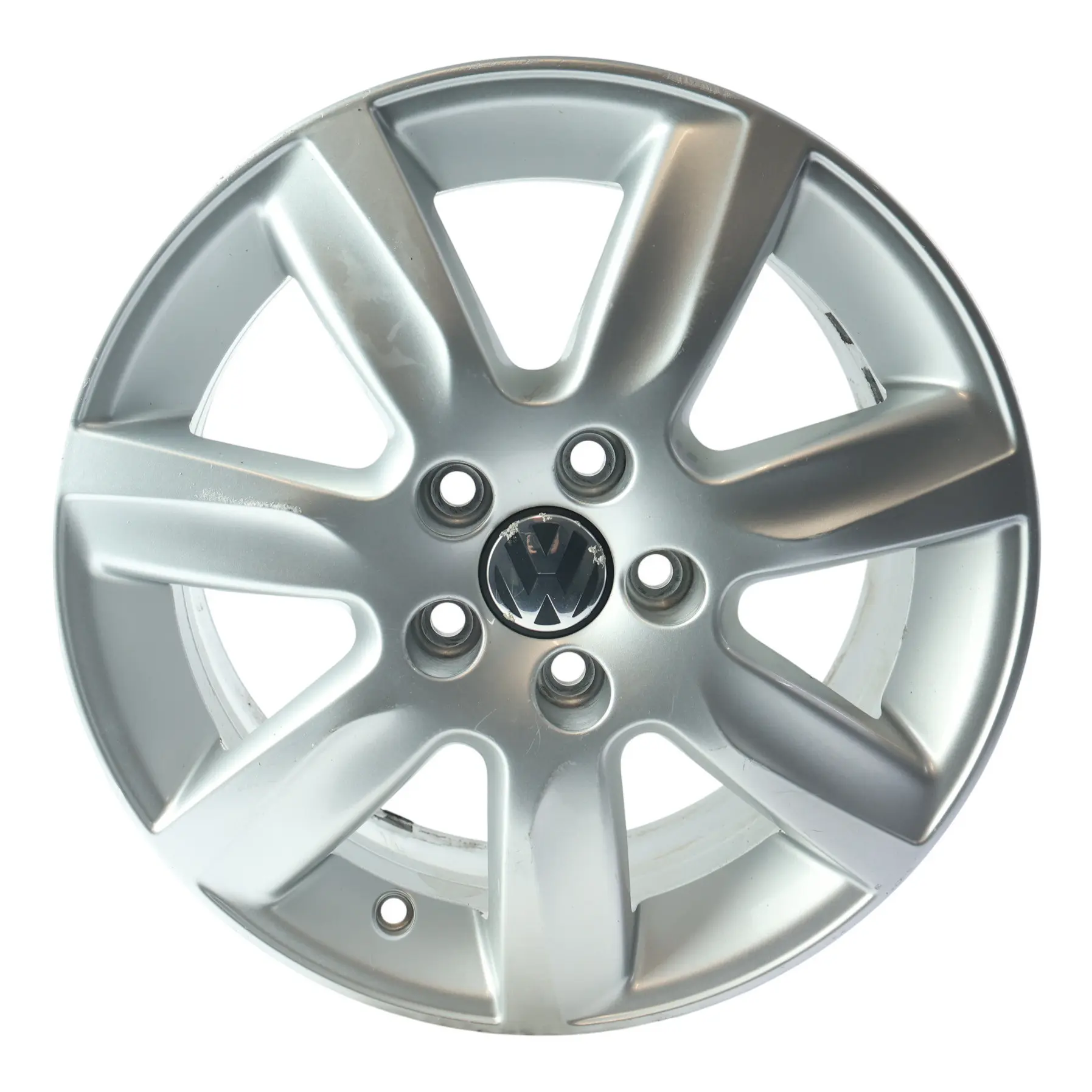 VW Volkswagen Polo 6R Mk5 Silver Wheel Alloy Rim 15" ET:40 6J 6R0601025L