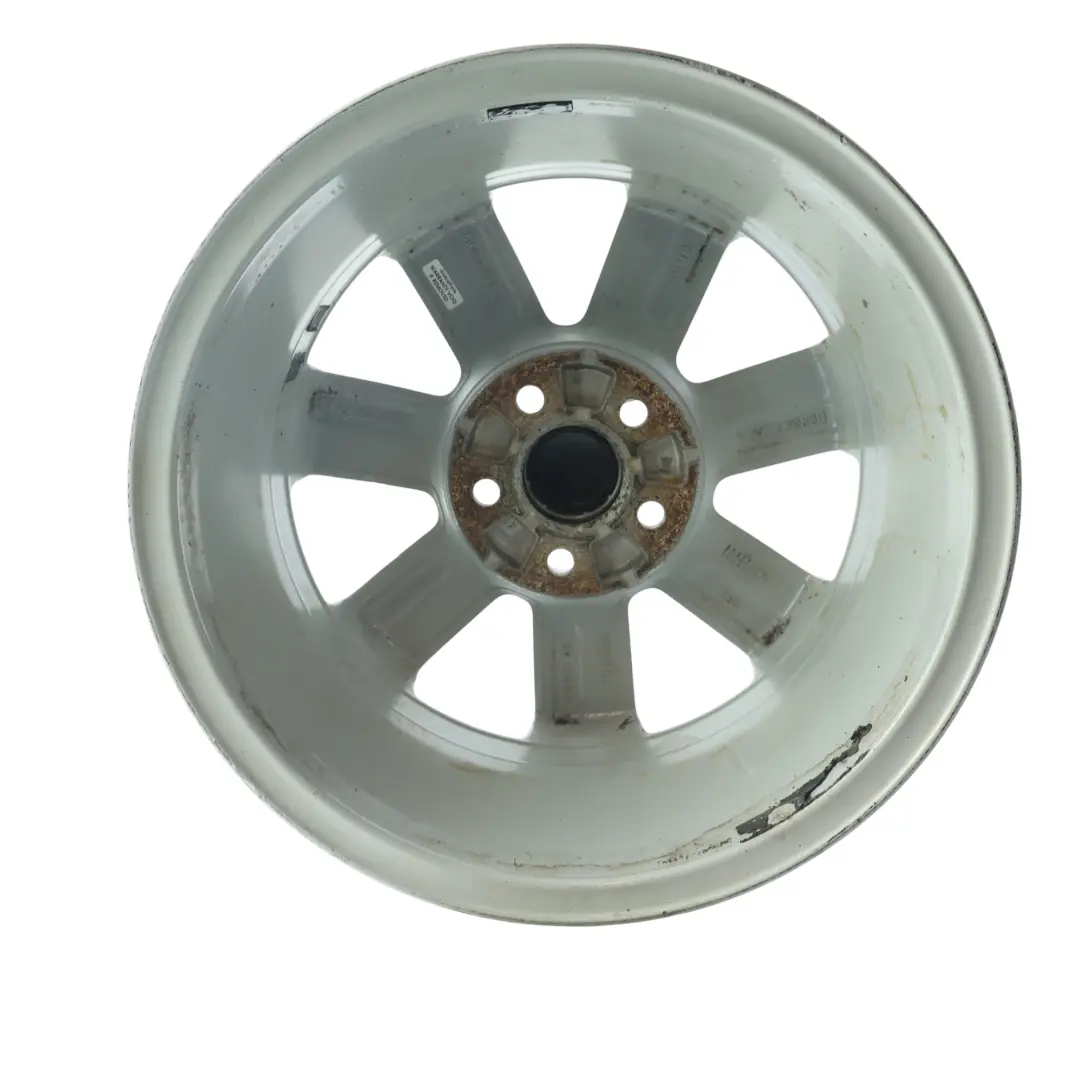 VW Volkswagen Polo 6R Mk5 Srebrna Felga Aluminiowa 15" ET:40 6J - SKU 6R0601025L-2 - Numer Części 6R0601025L