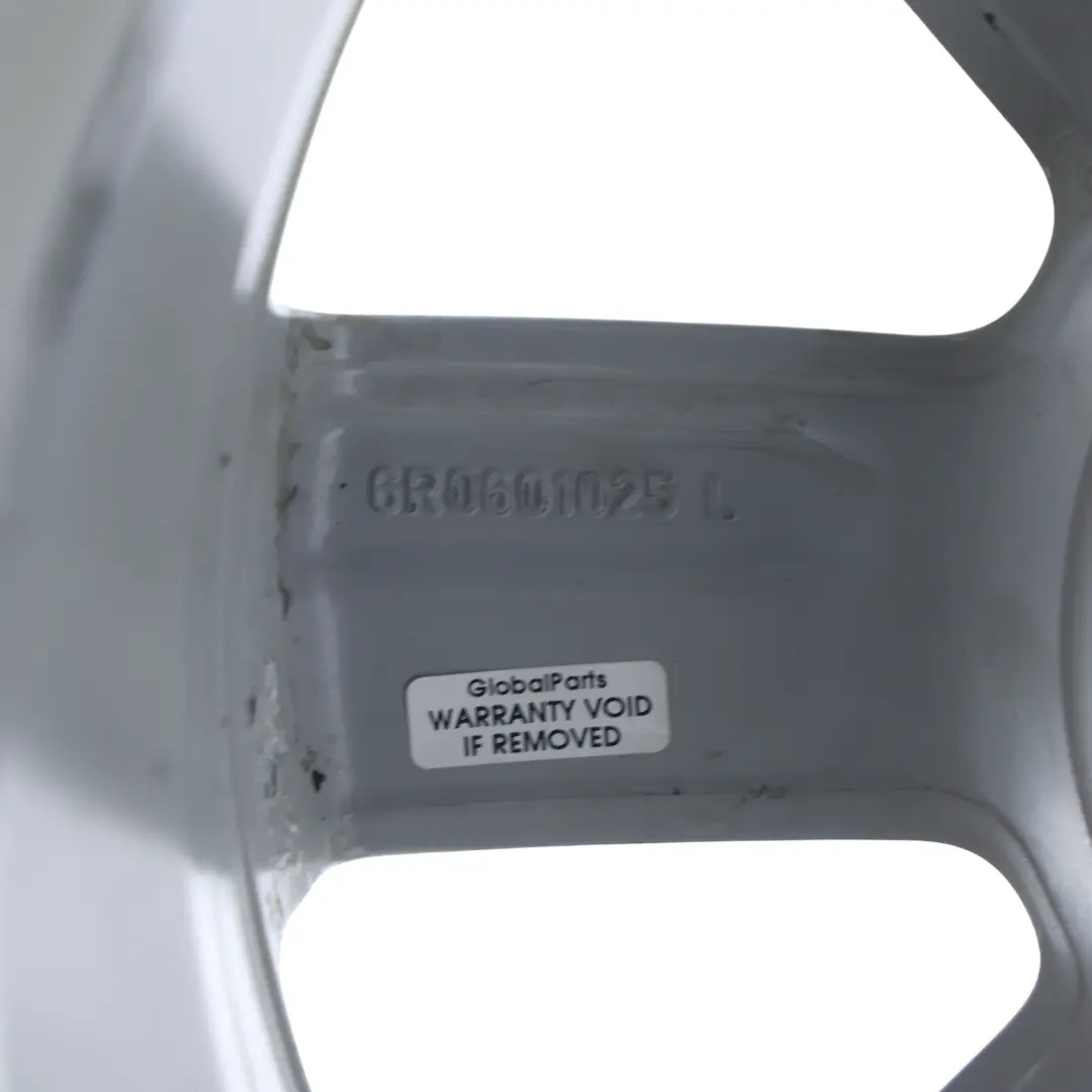 VW Volkswagen Polo 6R Mk5 Silver Wheel Alloy Rim 15" ET:40 6J - SKU 6R0601025L-2 - Part number 6R0601025L
