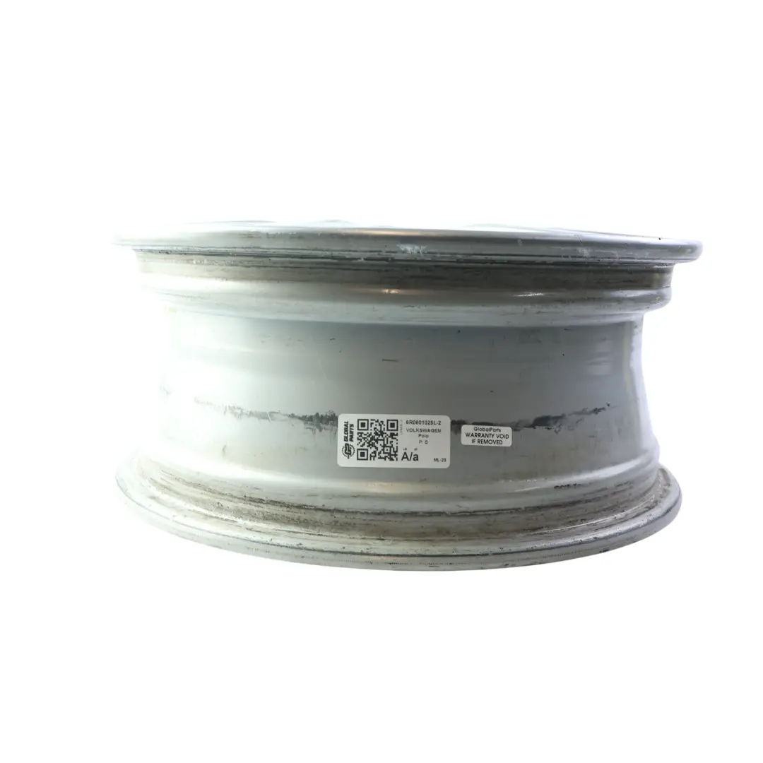 VW Volkswagen Polo 6R Mk5 Silver Wheel Alloy Rim 15" ET:40 6J - SKU 6R0601025L-2 - Part number 6R0601025L