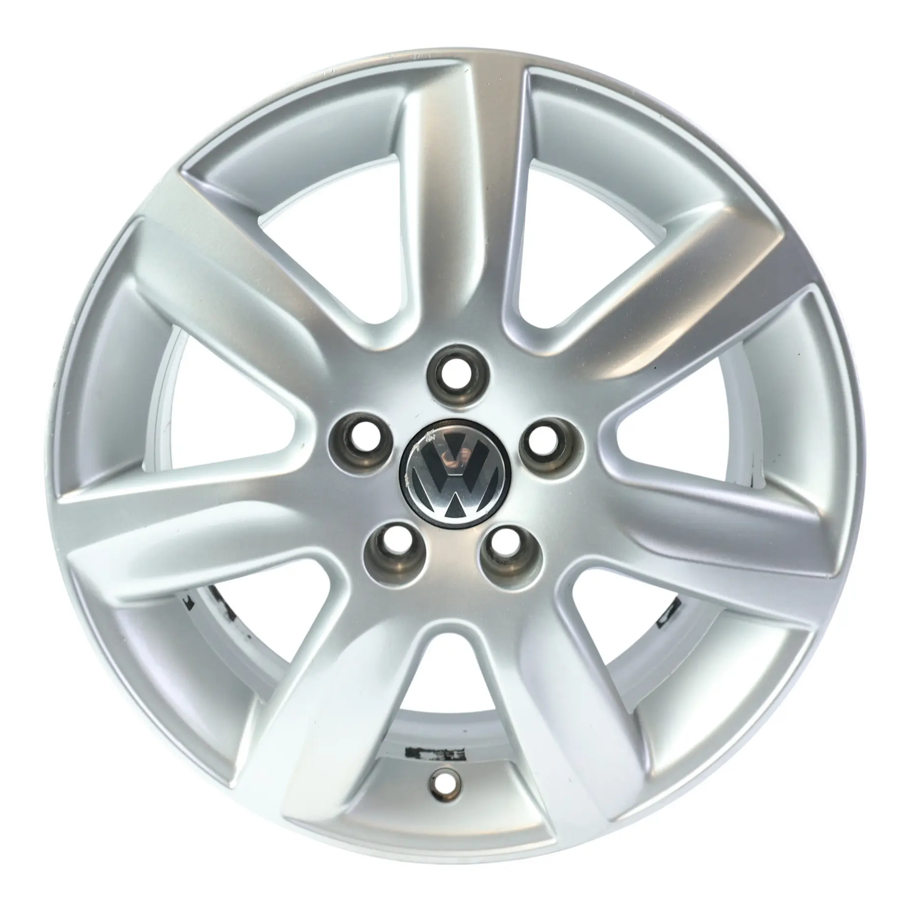 VW Volkswagen Polo 6R Mk5 Silver Wheel Alloy Rim 15" ET:40 6J 6R0601025L