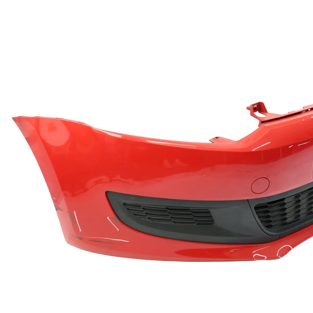 Volkswagen VW Polo 6R Front Bumper Front Trim Panel Flash Red - P3G - SKU 6R0807221R-FLRE - Part number 6R0807221R