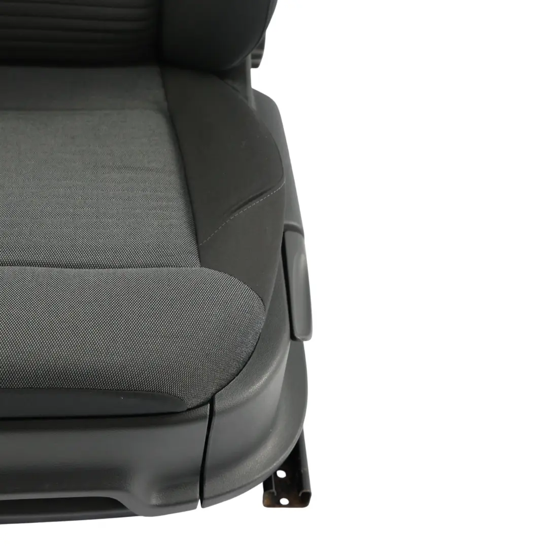 Volkswagen VW Polo 6R Front Seat Left N/S Cloth Fabric Titan Black - SKU 6R0881805DF-1 - Part number 6R0881805DF