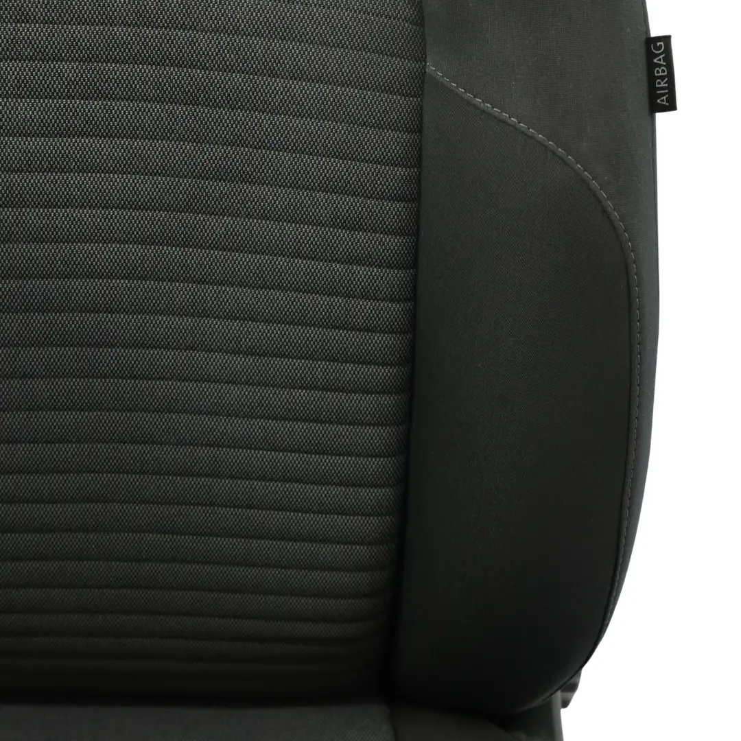Front Seat Left N/S Cloth Fabric Titan Black to Volkswagen VW Polo 6R with Part number 6R0881805DF Volkswagen VW Polo 6R Front Seat Left N/S Cloth Fabric Titan Black - SKU 6R0881805DF-1 - Part number 6R0881805DF