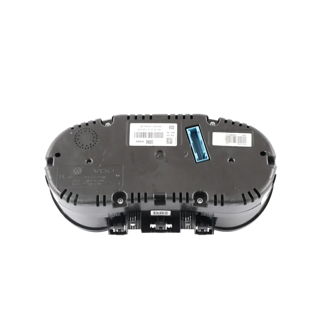 Volkswagen Polo 6R Instrument Cluster Speedo Clocks Manual Petrol - SKU RHD-6R0920960E - Part number 6R0920960E