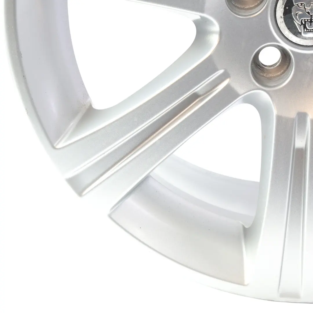 Jaguar XF X250 Silber Alufelge 18" 8.5J ET:49 - SKU 6W83-1007-AB-SL1 - Teilenummer 6W83-1007-AB
