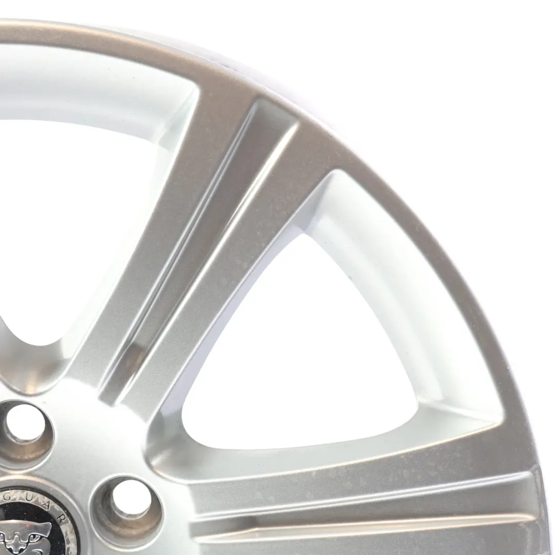 Alloy Wheel Rim 18" 8.5J ET:49 to Jaguar XF X250 Silver with Part number 6W83-1007-AB Jaguar XF X250 Silver Alloy Wheel Rim 18" 8.5J ET:49 - SKU 6W83-1007-AB-SL1 - Part number 6W83-1007-AB