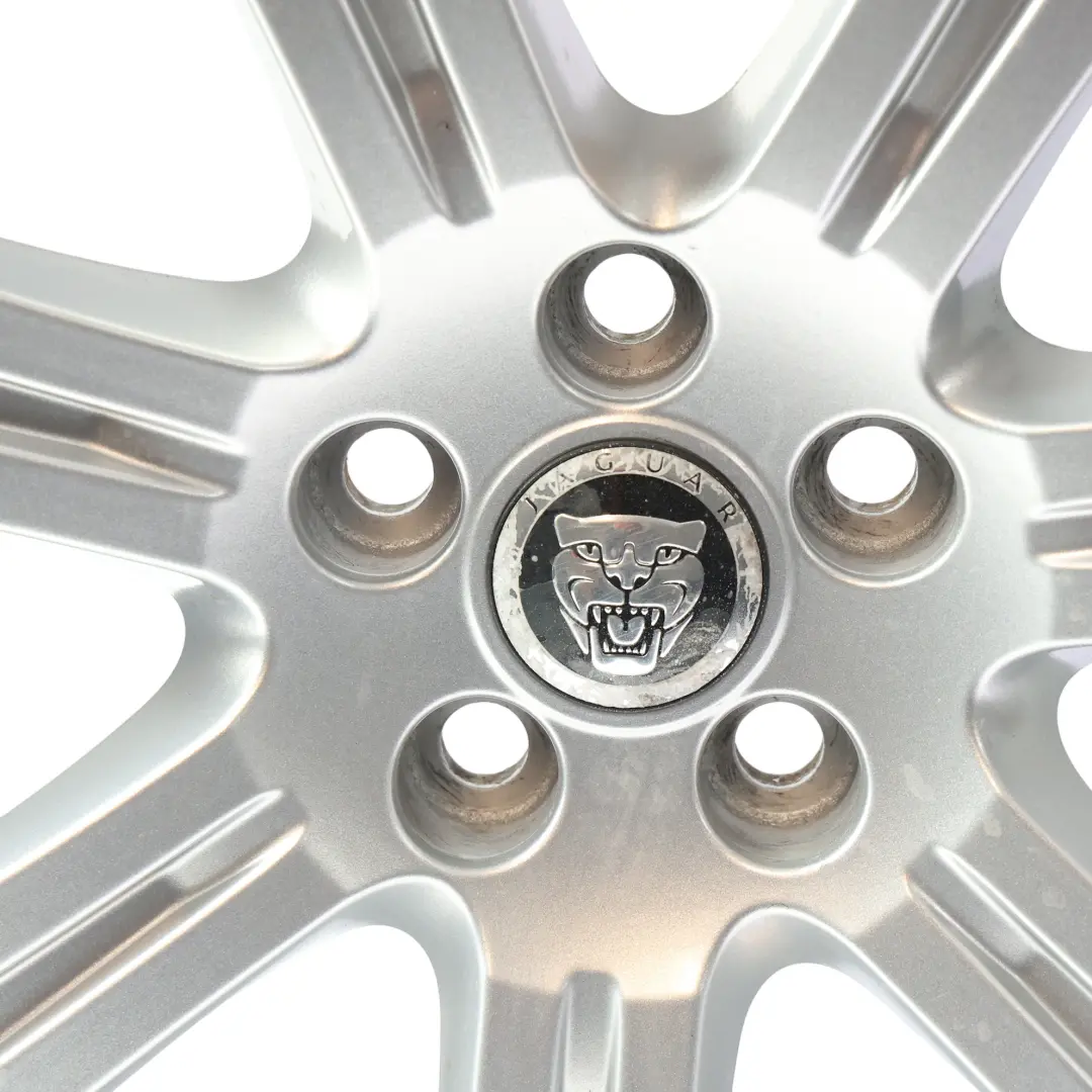 Jaguar XF X250 Jante Alliage Argent 18" 8.5J ET:49 - SKU 6W83-1007-AB-SL1 - Numéro de pièce 6W83-1007-AB