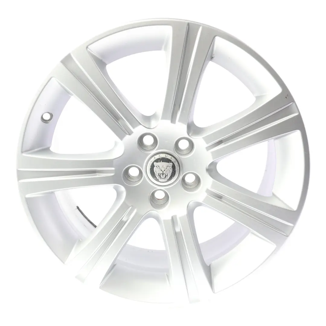 Alloy Wheel Rim 18" 8.5J ET:49 to Jaguar XF X250 Silver with Part number 6W831007AB Jaguar XF X250 Silver Alloy Wheel Rim 18" 8.5J ET:49 - SKU 6W83-1007-AB-SL3 - Part number 6W831007AB