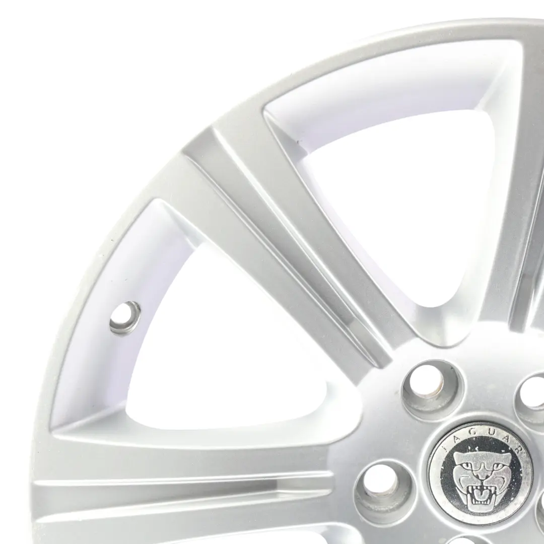 Jaguar XF X250 Silver Alloy Wheel Rim 18" 8.5J ET:49 - SKU 6W83-1007-AB-SL3 - Part number 6W831007AB