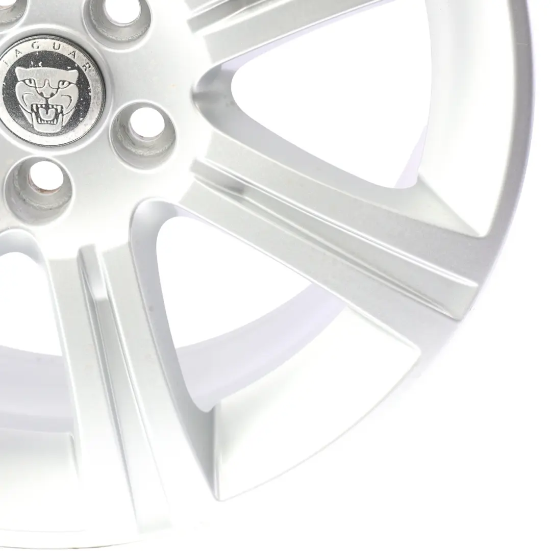 Alloy Wheel Rim 18" 8.5J ET:49 to Jaguar XF X250 Silver with Part number 6W831007AB Jaguar XF X250 Silver Alloy Wheel Rim 18" 8.5J ET:49 - SKU 6W83-1007-AB-SL3 - Part number 6W831007AB