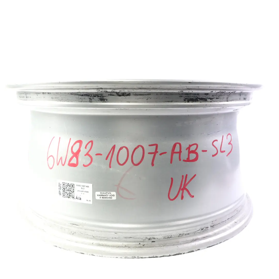 Jaguar XF X250 Silver Alloy Wheel Rim 18" 8.5J ET:49 - SKU 6W83-1007-AB-SL3 - Part number 6W831007AB