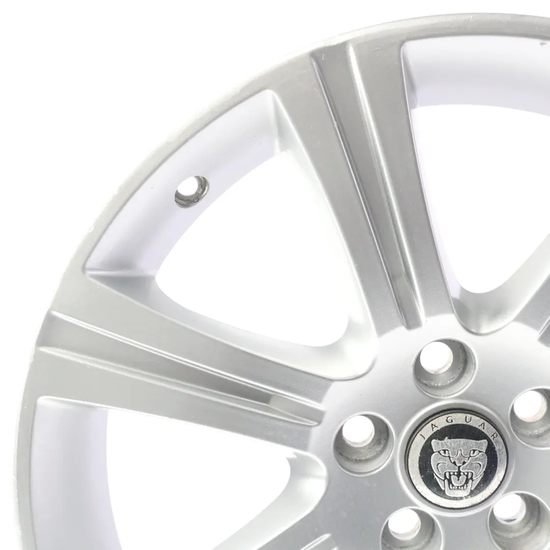 Alloy Wheel Rim 18" 8.5J ET:49 to Jaguar XF X250 Silver with Part number 6W831007AB Jaguar XF X250 Silver Alloy Wheel Rim 18" 8.5J ET:49 - SKU 6W83-1007-AB-SL4 - Part number 6W831007AB
