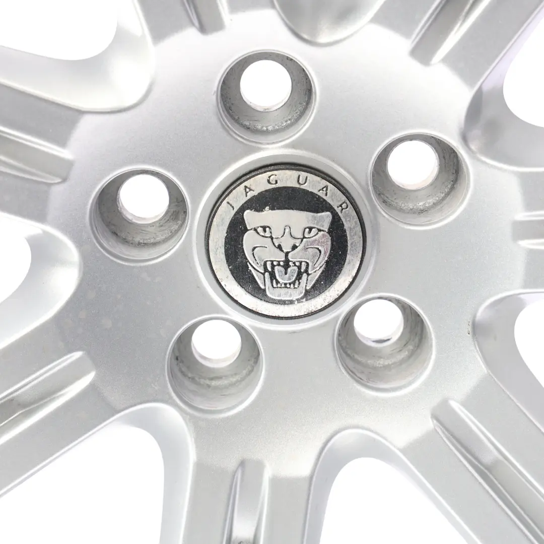 Alloy Wheel Rim 18" 8.5J ET:49 to Jaguar XF X250 Silver with Part number 6W831007AB Jaguar XF X250 Silver Alloy Wheel Rim 18" 8.5J ET:49 - SKU 6W83-1007-AB-SL4 - Part number 6W831007AB