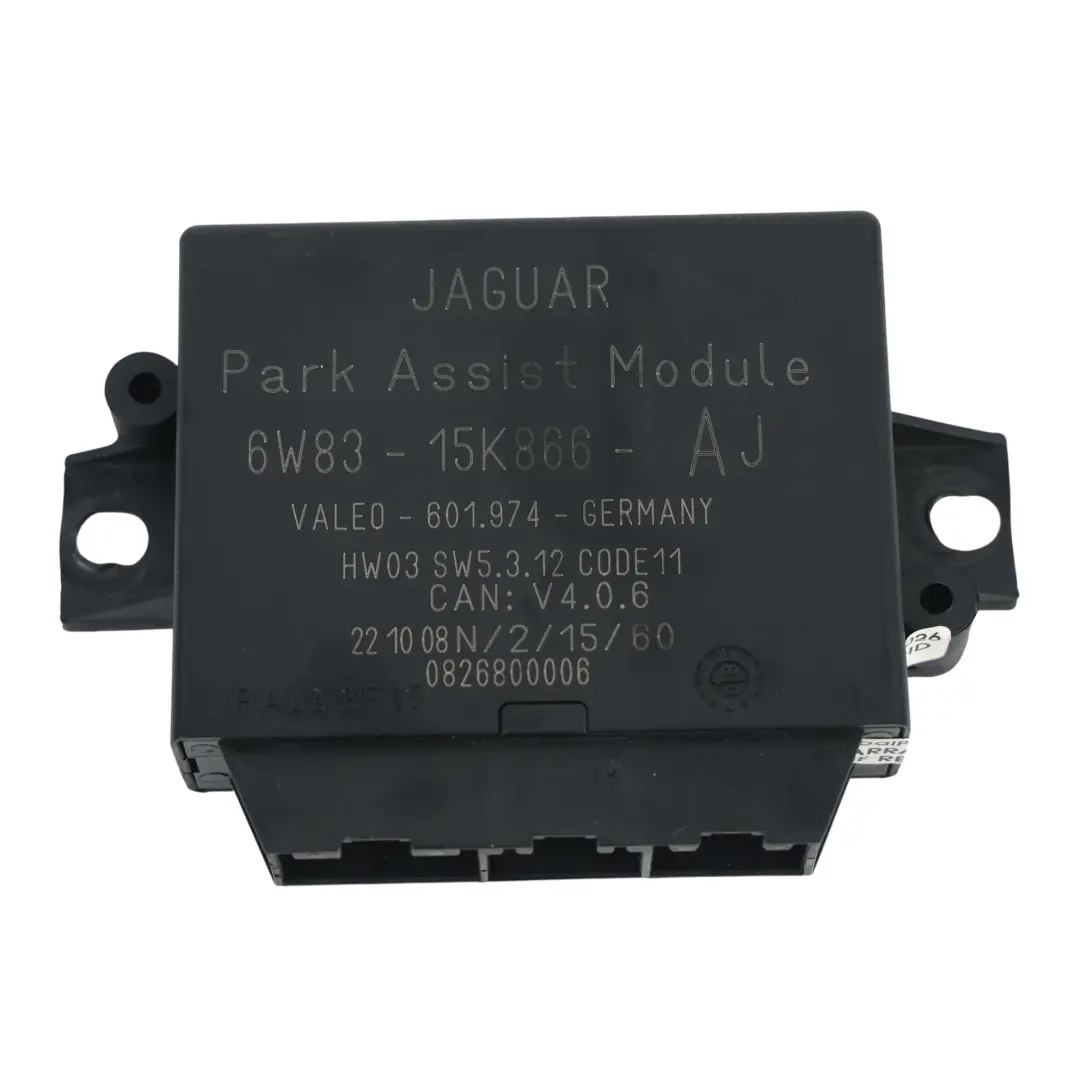 Jaguar XF X250 Módulo ECU Sensor Aparcamiento Asistente - SKU 6W83-15K866-AJ - Número de pieza 6W83-15K866-AJ