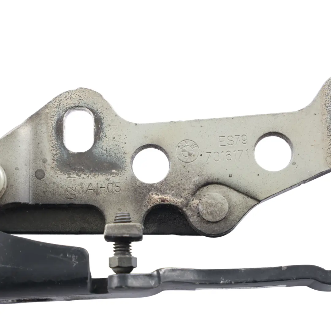 BMW Z4 E85 Bonnet Hinge Left N/S Schwarz 2 - 668 - SKU 7016171-SCH - Part number 7016171