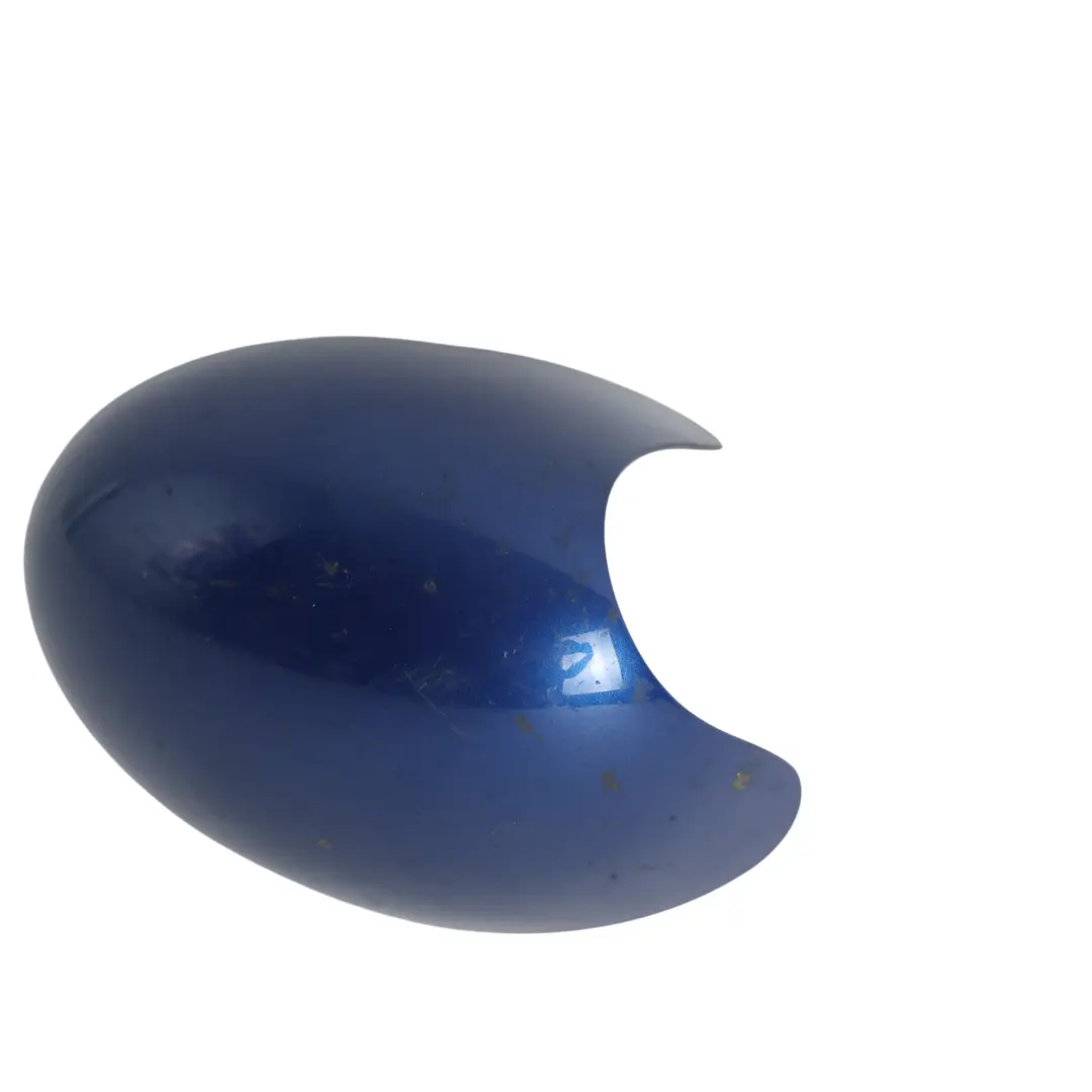 Wing Mirror Cover Cap Left N/S Hyper Blue Metallic A28 to Mini R52 R50 R53 with Part number 7030631 Mini R52 R50 R53 Wing Mirror Cover Cap Left N/S Hyper Blue Metallic A28 - SKU 7030631-HYB - Part number 7030631