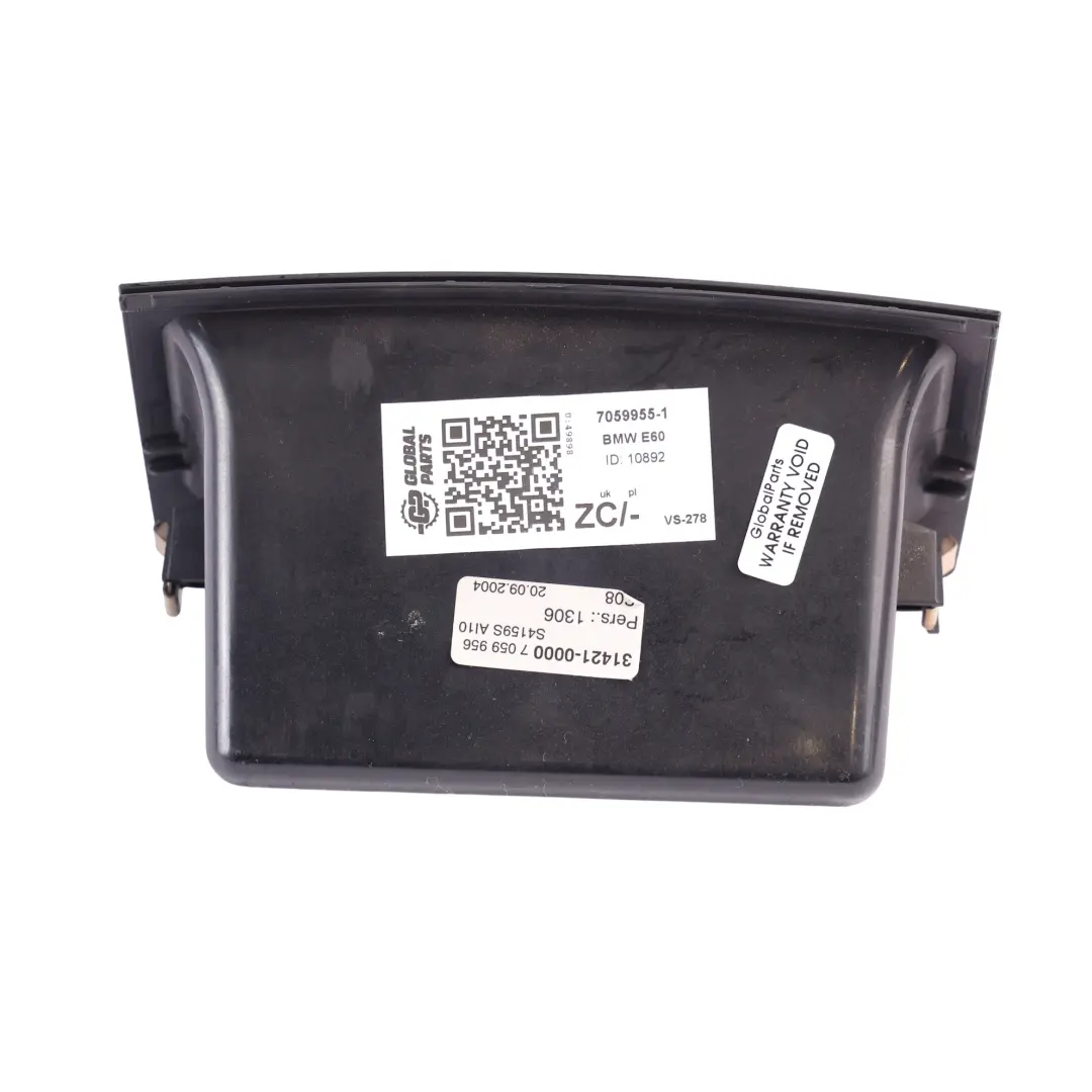 BMW E60 E61 Mittelkonsole Ablagefach Staufach Schwarz - SKU 7059955-1 - Teilenummer 7059955