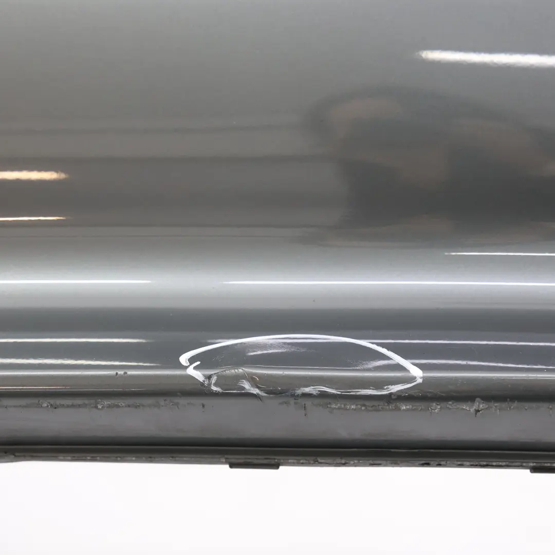 BMW E60 Rear Bumper Cover PDC Titangrau II Titanium Grey Metallic - A36 - SKU 7077940-TGR - Part number 7077940