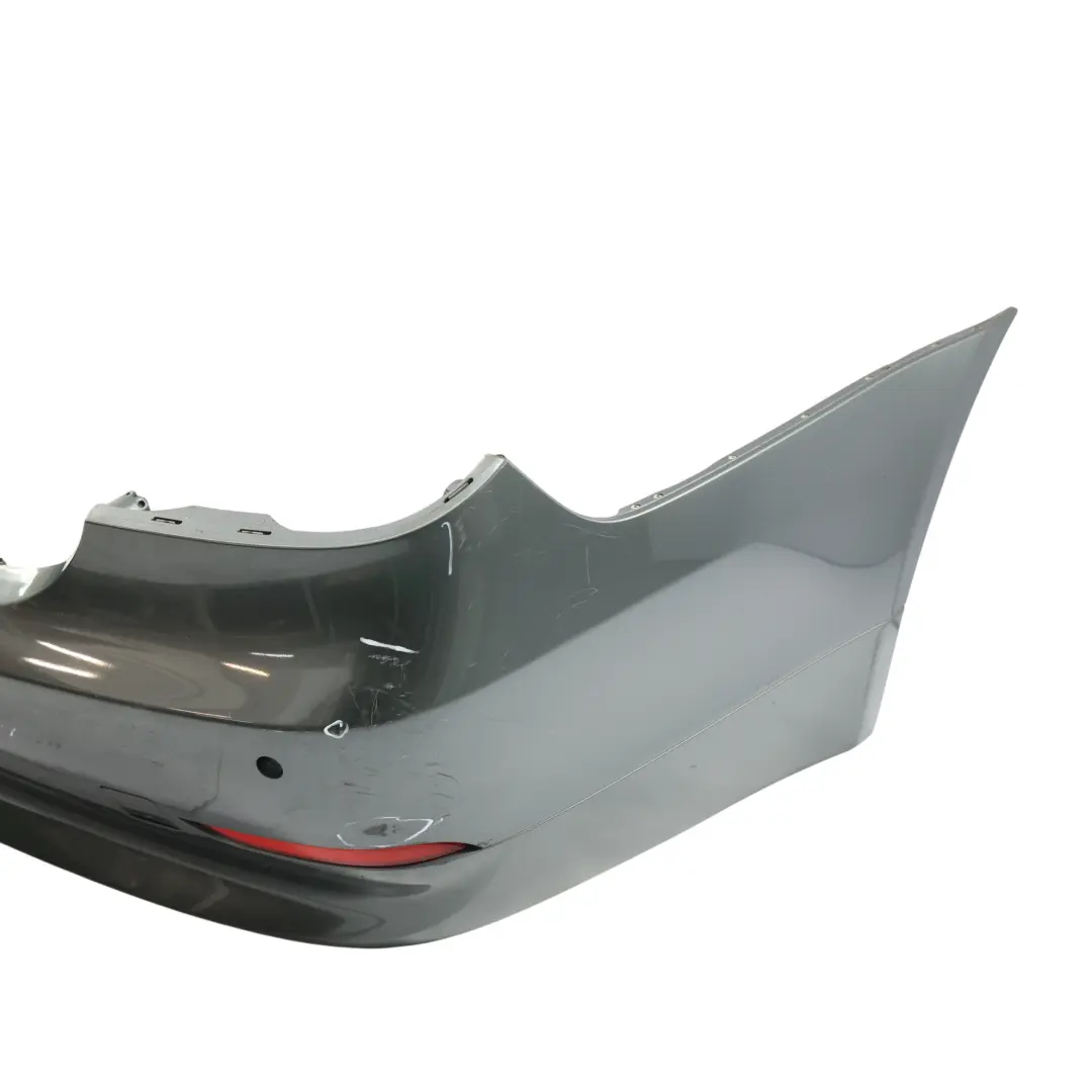Bumper Cover PDC Titangrau II Titanium Grey Metallic - A36 to BMW E60 Rear with Part number 7077940 BMW E60 Rear Bumper Cover PDC Titangrau II Titanium Grey Metallic - A36 - SKU 7077940-TGR - Part number 7077940