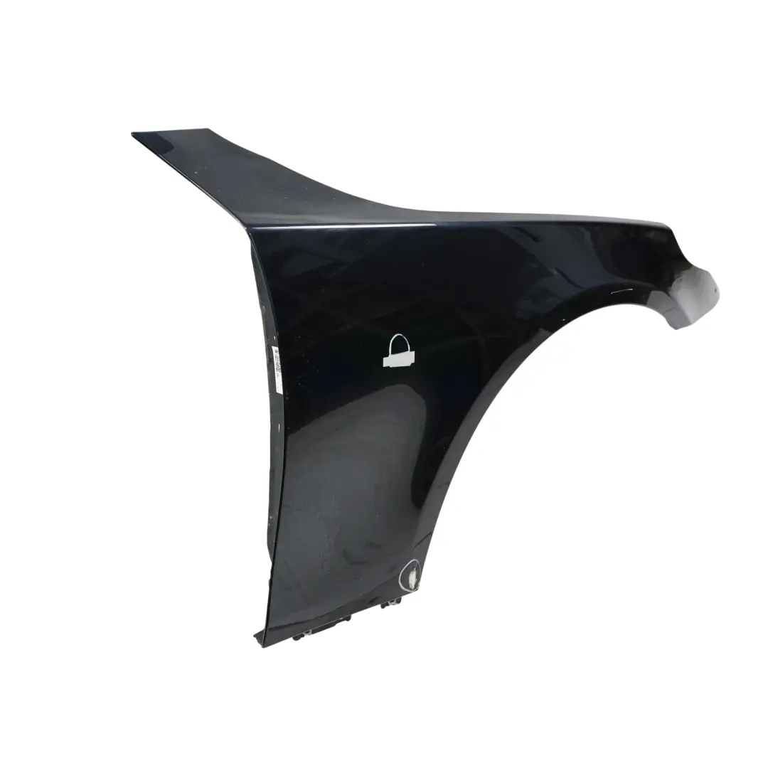 BMW E60 E61 Panel Lateral Guardabarros Delantero Derecho Carbonschwarz Negro 416 - SKU 7111430-CAR1 - Número de pieza 7111430