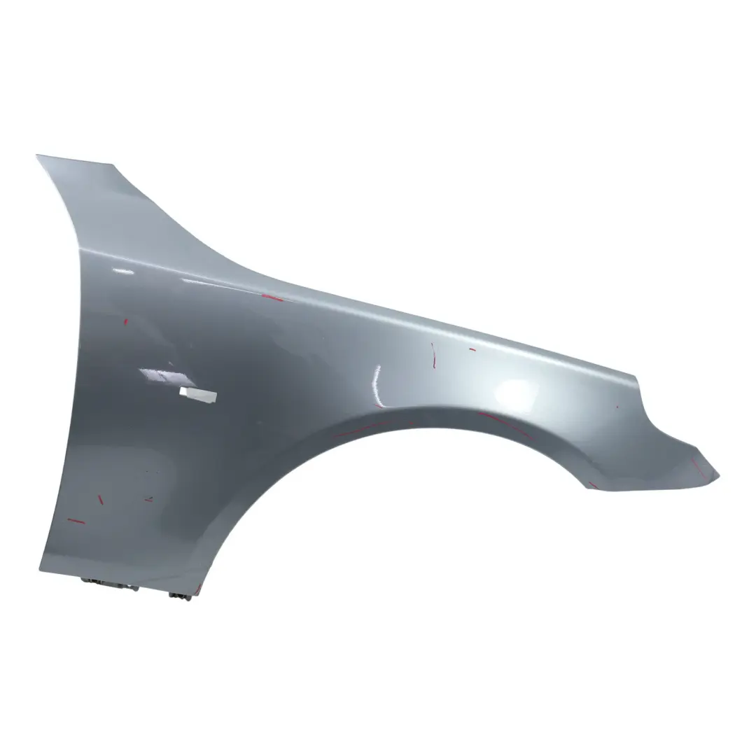 BMW E60 E61 Panneau Latéral Avant Droit Aile Avant Droite Silbergrau Gris - A08 - SKU 7111430-SBG2 - Numéro de pièce 7111430-SBG2