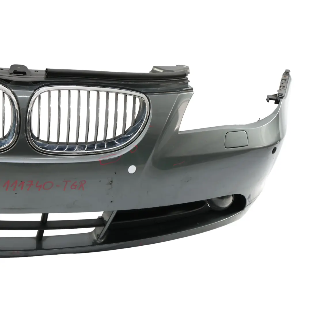 BMW E60 E61 Przedni Zderzak Panel Osłona Titangrau II Metallic A36 - SKU 7111740-TGR - Numer Części 7111740