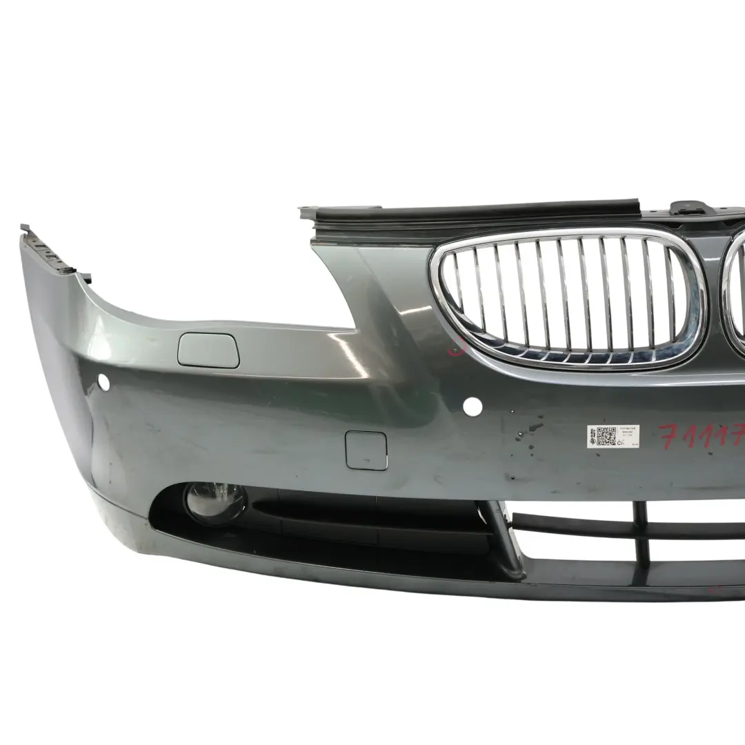 Front Bumper Trim Panel Cover Titangrau II Metallic - A36 to BMW E60 E61 with Part number 7111740 BMW E60 E61 Front Bumper Trim Panel Cover Titangrau II Metallic - A36 - SKU 7111740-TGR - Part number 7111740