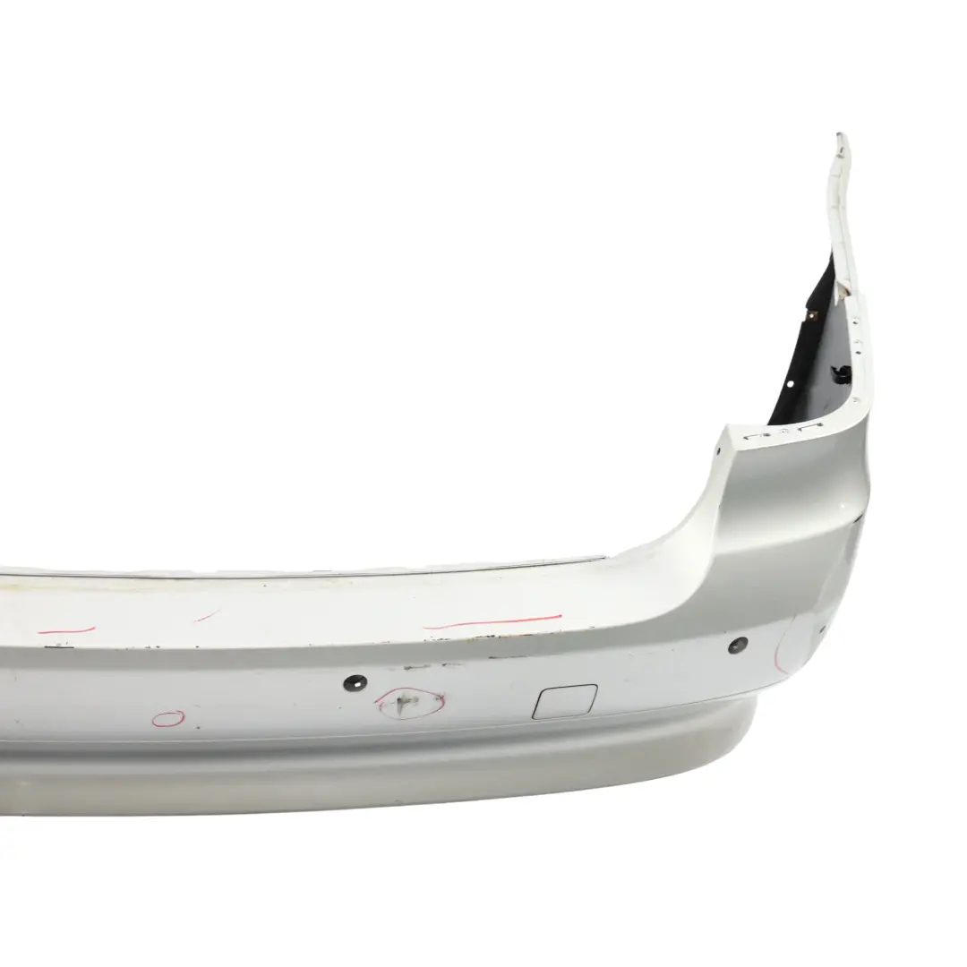 BMW E61 Touring Rear Bumper Trim Panel PDC Titansilber Titan Silver - 354 - SKU 7117277-TS - Part number 7117277