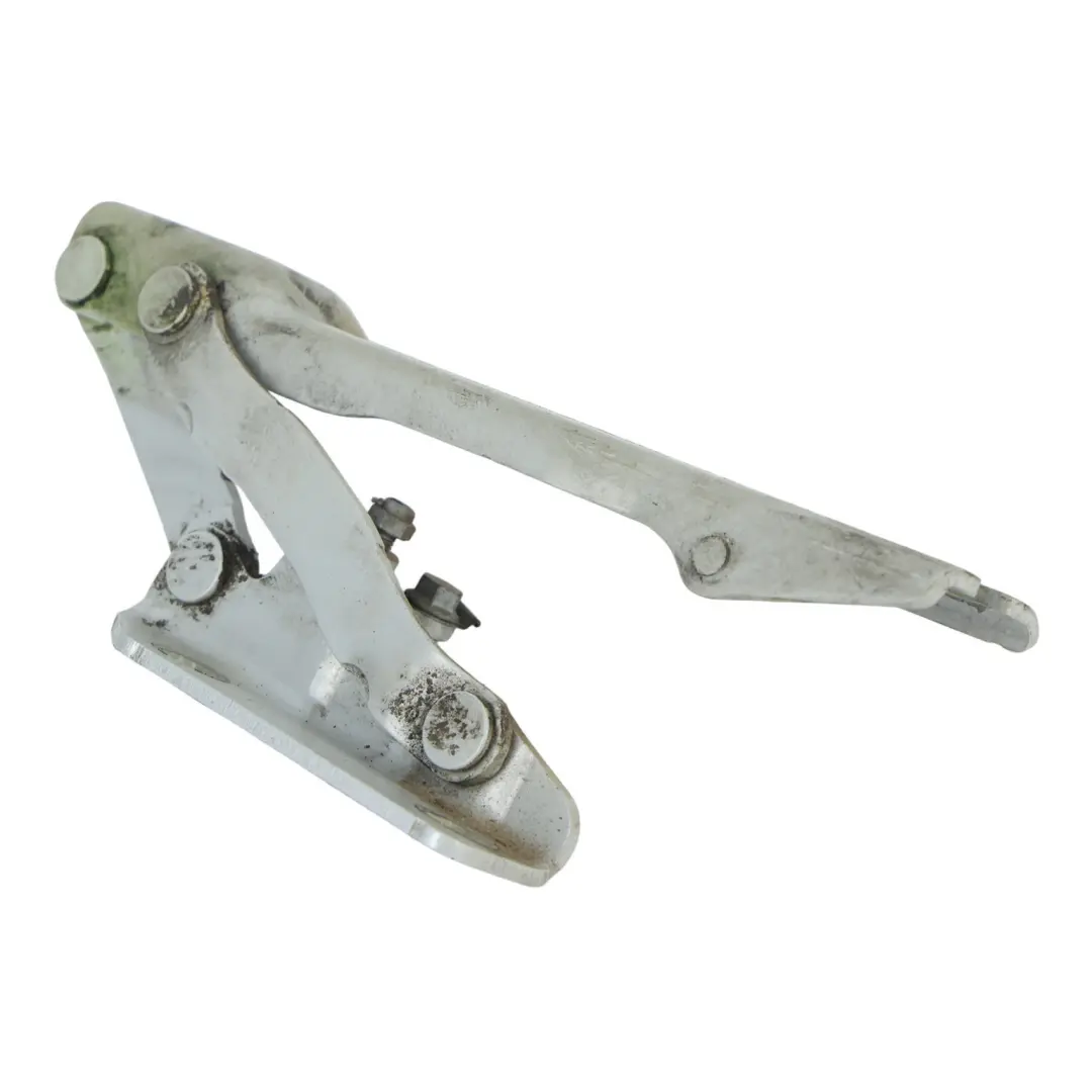 Bisagra Capó Derecha Plata Titanio Metalizado 354 para BMW E61 E60 con número de pieza 7120276 BMW E61 E60 Bisagra Capó Derecha Plata Titanio Metalizado 354 - SKU 7120276-TS - Número de pieza 7120276