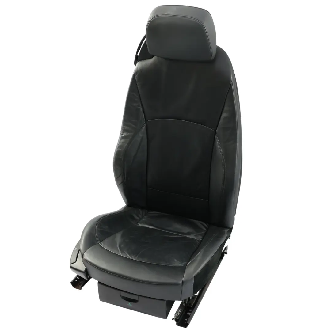 Fotel Przód Prawy Czarna Skóra Oregon do BMW Z4 E85 Cabrio Roadster o numerze 7126344 BMW Z4 E85 Cabrio Roadster Fotel Przód Prawy Czarna Skóra Oregon - SKU 7126344-4 - Numer Części 7126344