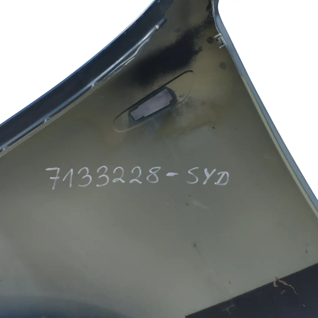 BMW E81 E87 Side Panel Fender Wing Front Right O/S Sydney Blue Metallic - A19 - SKU 7133228-SYD - Part number 7133228