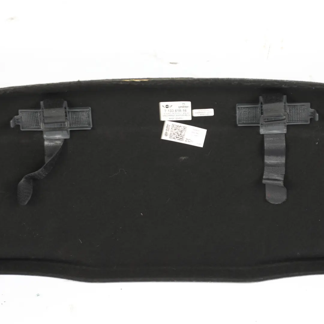 Parcel Shelf Load Cover 5-Door Convertible to Mini One R52 Rear with Part number 7133618 Mini One R52 Rear Parcel Shelf Load Cover 5-Door Convertible - SKU 7133618 - Part number 7133618