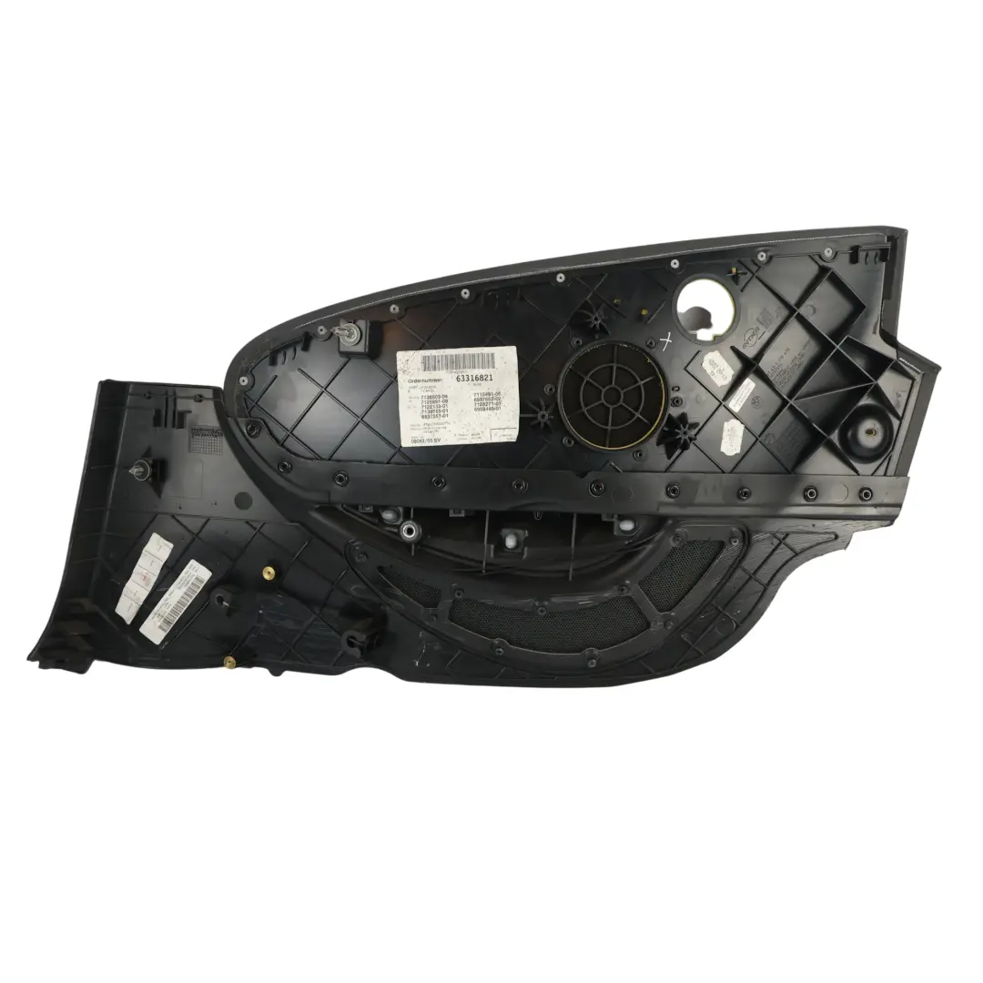 BMW E63 E64 Podłokietnik Panel Drzwi Miękka Nakładka Tył Lewy - SKU 7138503 - Numer Części 7138503