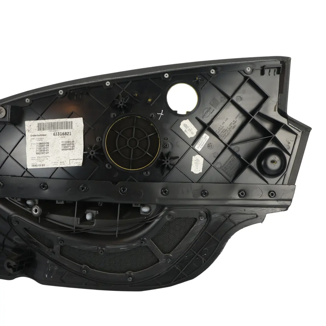 BMW E63 E64 Türverkleidung Armlehne Polster Hinten Links - SKU 7138503 - Teilenummer 7138503