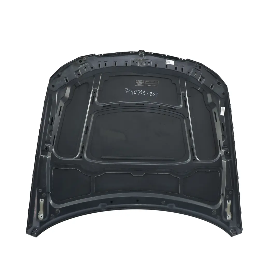 BMW E90 E91 Hood Bonnet Front Black Sapphire Metallic - 475 - SKU 7140729-BS1 - Part number 7140729