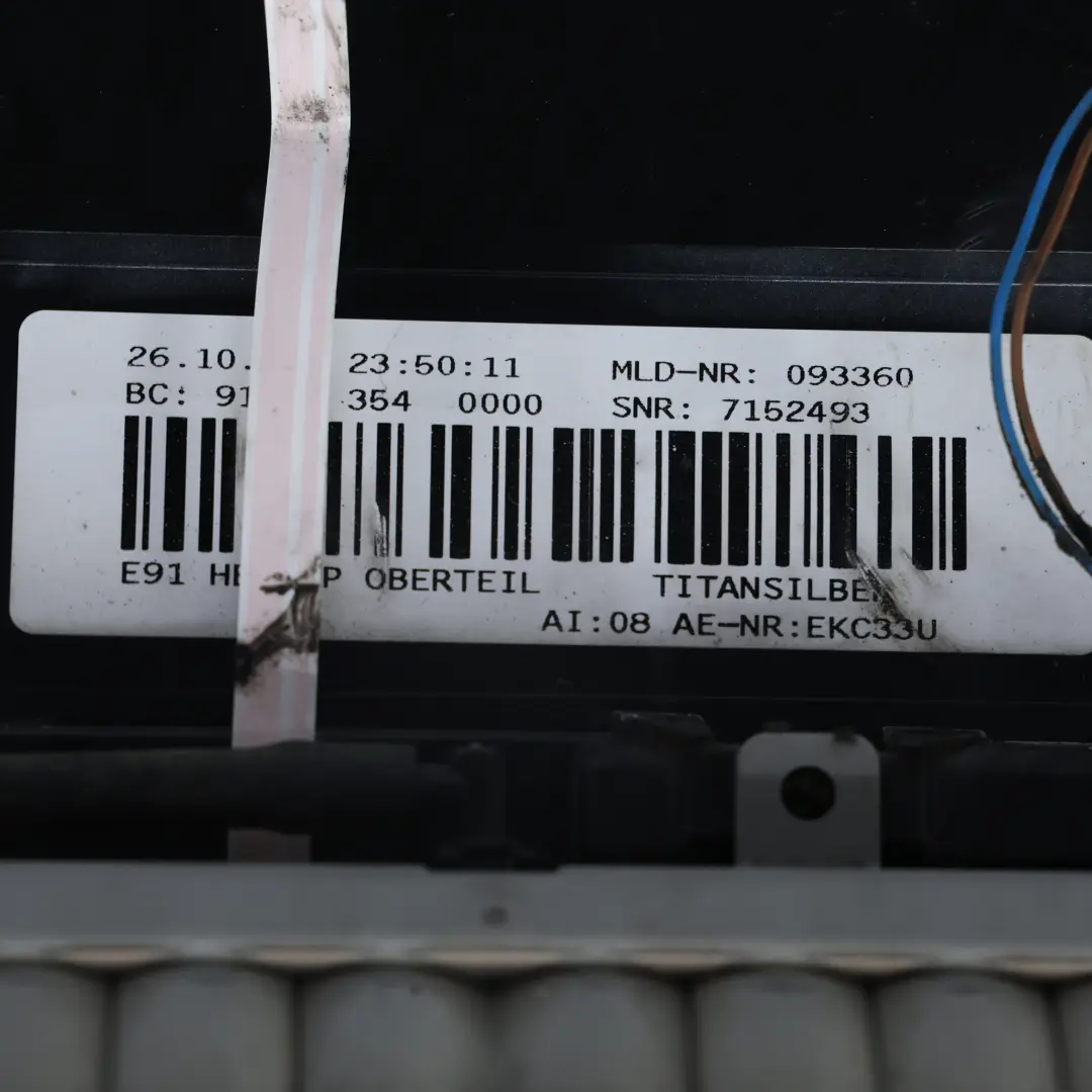 Spoiler Arrière Hayon Panneau Argent Titane Métallisé 354 pour BMW E91 Touring à propos du numéro de pièce 7143263 BMW E91 Touring Spoiler Arrière Hayon Panneau Argent Titane Métallisé 354 - SKU 7143263-TS1 - Numéro de pièce 7143263