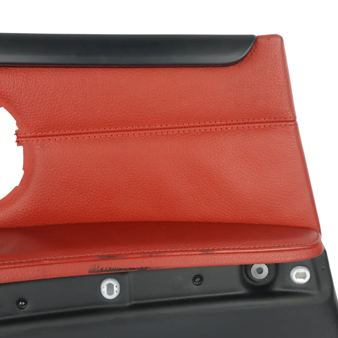 BMW E93 Door Card Rear Panel Leather Coral Red Left N/S 9167915 - SKU 7154589-1 - Part number 7154589