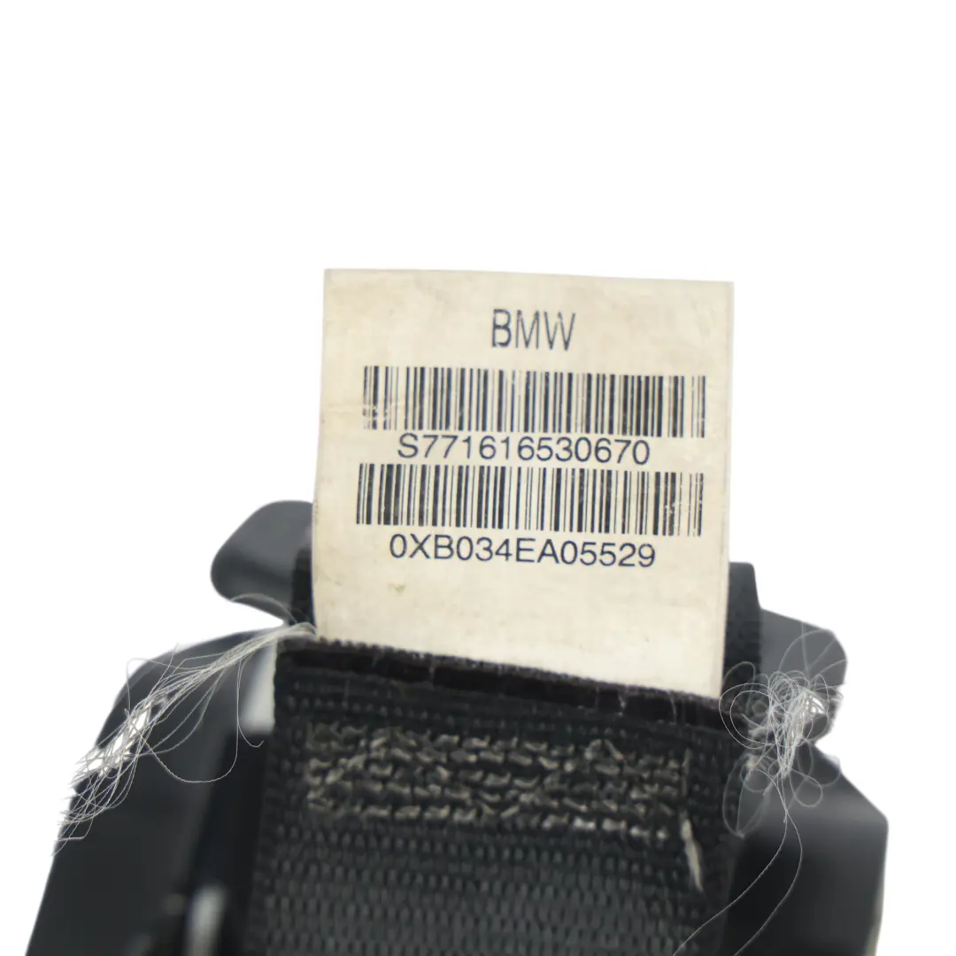 Pas Bezpieczeństwa Tylny Trzeci Rząd Górny Lewy Czarny do BMW X5 E70 o numerze 7161653 BMW X5 E70 Pas Bezpieczeństwa Tylny Trzeci Rząd Górny Lewy Czarny - SKU 7161653-1 - Numer Części 7161653